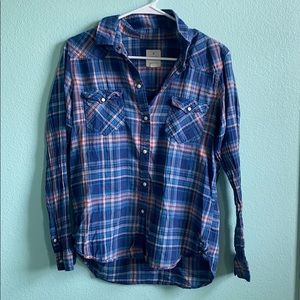 •american eagle vintage boyfriend flannel